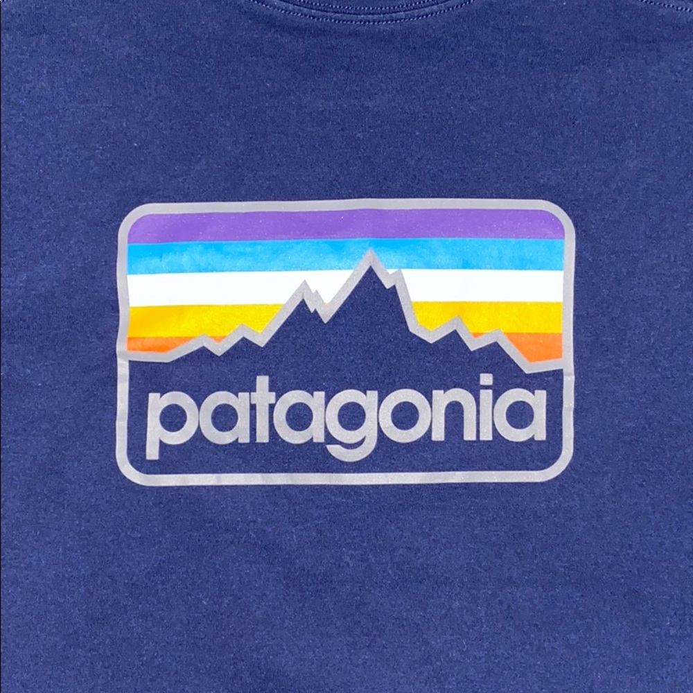 Patagonia Tee Shirt in Navy Blue